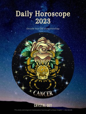 cover image of Cancer Daily Horoscope 2023